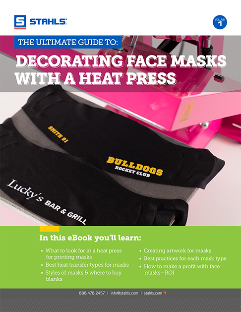 Descargue nuestro libro electrónico gratuito: La mejor guía para decorar máscaras faciales con una prensa de calor