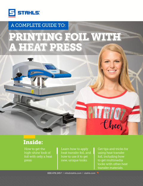 Descargue nuestro libro electrónico gratuito: Una guía completa para imprimir foil con una prensa de calor