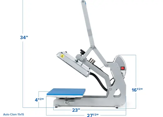 AutoClam-11x15-Dimensions-Side