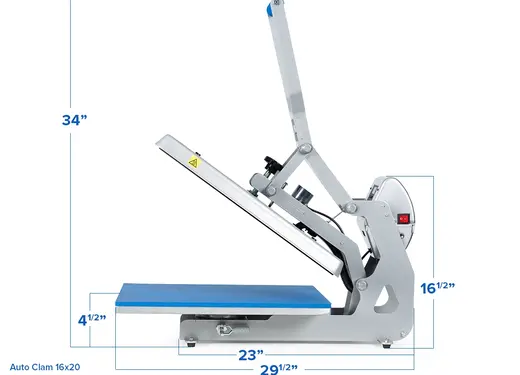 AutoClam-16x20-Dimensions-Side
