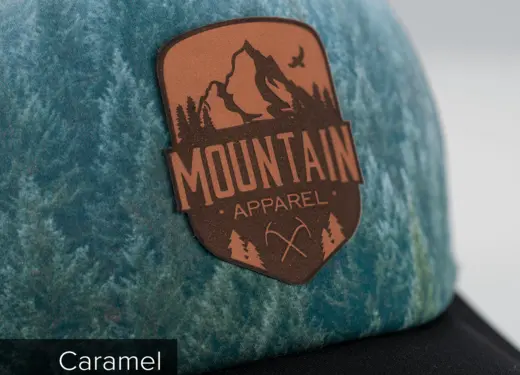 Custom-Cuero-Parches-Caramelo