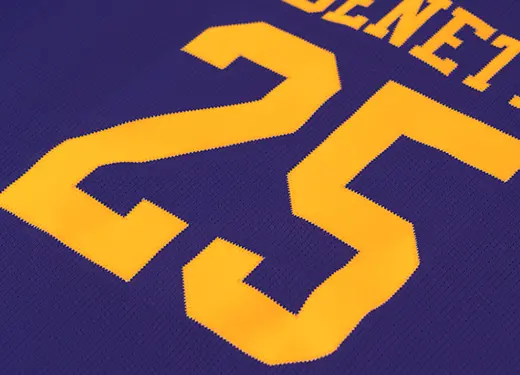 Números pre-espaciados de puntada simulada2